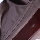 FENDI Zucca Canvas Shoulder Bag Brown Silver Auth 192834A-10