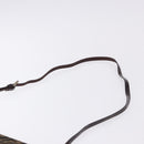FENDI Zucca Canvas Shoulder Bag Brown Silver Auth 192834A-7