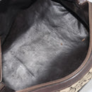 CELINE C Sulky Boston Bag Canvas Beige Gold Tone Auth 192838-12