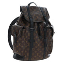 LOUIS VUITTON Monogram Macassar Christopher MM Backpack M43735 LV Auth 192839V-1