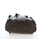 LOUIS VUITTON Monogram Macassar Christopher MM Backpack M43735 LV Auth 192839V-5