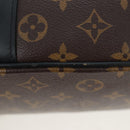 LOUIS VUITTON Monogram Macassar Christopher MM Backpack M43735 LV Auth 192839V-6