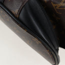 LOUIS VUITTON Monogram Macassar Christopher MM Backpack M43735 LV Auth 192839V-18