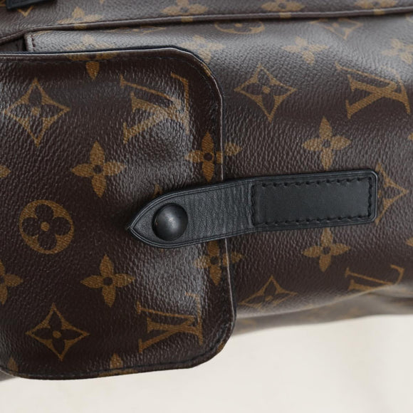 LOUIS VUITTON Monogram Macassar Christopher MM Backpack M43735 LV Auth 192839V