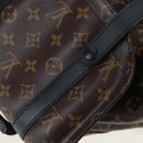 LOUIS VUITTON Monogram Macassar Christopher MM Backpack M43735 LV Auth 192839V-27