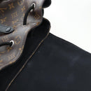 LOUIS VUITTON Monogram Macassar Christopher MM Backpack M43735 LV Auth 192839V-29