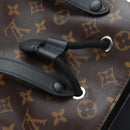 LOUIS VUITTON Monogram Macassar Christopher MM Backpack M43735 LV Auth 192839V-31