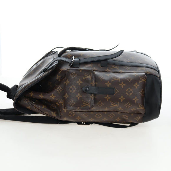 LOUIS VUITTON Monogram Macassar Christopher MM Backpack M43735 LV Auth 192839V