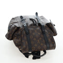 LOUIS VUITTON Monogram Macassar Christopher MM Backpack M43735 LV Auth 192839V-7