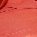CHANEL Tote Bag Leather Orange Gold Tone CC Auth 192841-17