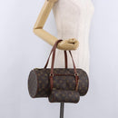 LOUIS VUITTON Monogram Papillon 30 Hand Bag M51385 LV Auth 192842SAV-23