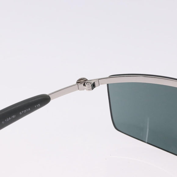 CHANEL Sunglasses metal Green CC Auth 192844M