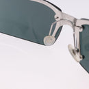 CHANEL Sunglasses metal Green CC Auth 192844M-9