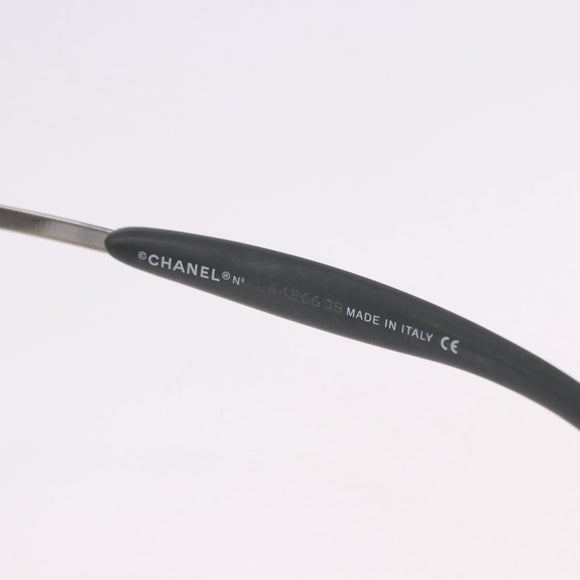 CHANEL Sunglasses metal Green CC Auth 192844M