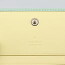 GUCCI Compact Wallet Bifold Wallet Leather Green 790055 Auth 192845M-18