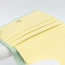 GUCCI Compact Wallet Bifold Wallet Leather Green 790055 Auth 192845M-9