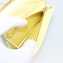 GUCCI Compact Wallet Bifold Wallet Leather Green 790055 Auth 192845M-10