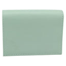 GUCCI Compact Wallet Bifold Wallet Leather Green 790055 Auth 192845M-2