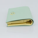 GUCCI Compact Wallet Bifold Wallet Leather Green 790055 Auth 192845M-4