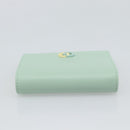 GUCCI Compact Wallet Bifold Wallet Leather Green 790055 Auth 192845M-5
