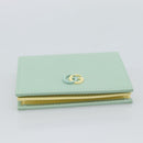GUCCI Compact Wallet Bifold Wallet Leather Green 790055 Auth 192845M-6