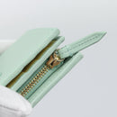 GUCCI Compact Wallet Bifold Wallet Leather Green 790063 Auth 192846M-12