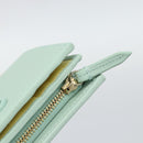GUCCI Compact Wallet Bifold Wallet Leather Green 790063 Auth 192846M-21