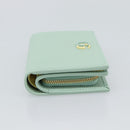 GUCCI Compact Wallet Bifold Wallet Leather Green 790063 Auth 192846M-5