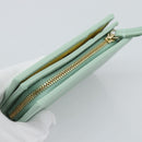 GUCCI Compact Wallet Bifold Wallet Leather Green 790063 Auth 192846M-6