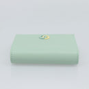 GUCCI Compact Wallet Bifold Wallet Leather Green 790063 Auth 192846M-7