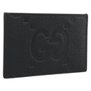 GUCCI GuccissimaGG Card Case Black 812681 Auth 192847M-1