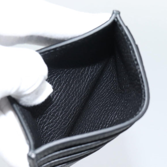 GUCCI GuccissimaGG Card Case Black 812681 Auth 192847M