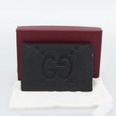 GUCCI GuccissimaGG Card Case Black 812681 Auth 192847M-12