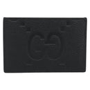 GUCCI GuccissimaGG Card Case Black 812681 Auth 192847M-13