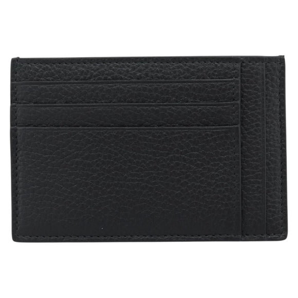 GUCCI GuccissimaGG Card Case Black 812681 Auth 192847M