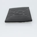 GUCCI GuccissimaGG Card Case Black 812681 Auth 192847M-4