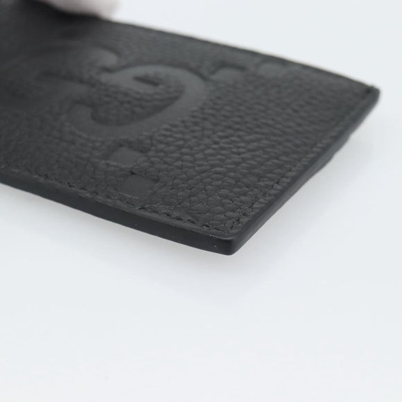 GUCCI GuccissimaGG Card Case Black 812681 Auth 192847M