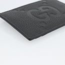 GUCCI GuccissimaGG Card Case Black 812681 Auth 192847M-14