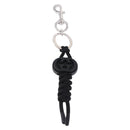 GUCCI Key Holder Metal Black Silver Auth 192848M-2