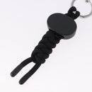 GUCCI Key Holder Metal Black Silver Auth 192848M-6