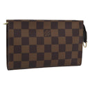 LOUIS VUITTON Damier Ebene Marais Pouch Pouch LV Auth 192852-1