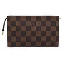 LOUIS VUITTON Damier Ebene Marais Pouch Pouch LV Auth 192852-2