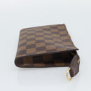 LOUIS VUITTON Damier Ebene Marais Pouch Pouch LV Auth 192852-4