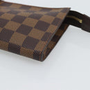 LOUIS VUITTON Damier Ebene Marais Pouch Pouch LV Auth 192852-7