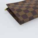 LOUIS VUITTON Damier Ebene Marais Pouch Pouch LV Auth 192852-14