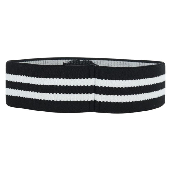 GUCCI Hair Band Polyester White Black Auth 192853M