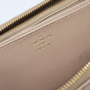 LOUIS VUITTON Monogram Emboss Zippy Wallet Long Wallet Beige M81511 Auth 192854-10