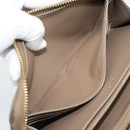 LOUIS VUITTON Monogram Emboss Zippy Wallet Long Wallet Beige M81511 Auth 192854-22