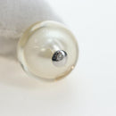 CHANEL Pierce Metal Silver Yellow CC Auth 192858V-11