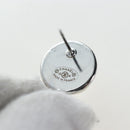 CHANEL Pierce Metal Silver Yellow CC Auth 192858V-17